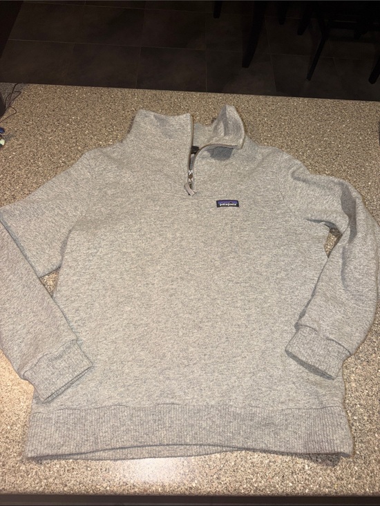 Patagonia Sweaters - Patagonia Wool Blend Half-Zip Pullover Cowl Neck Sweater